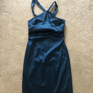 Donna Ricco, size 8, teal cocktail dress